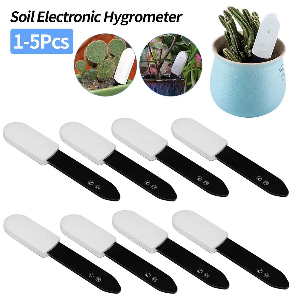 Portable Soil Moisture Sensor 1-5Pcs Monitor Plants Flower Soil Hygrometer Plant Detector Garden Care Planting Humidity Meter soil moisture sensor,soil tester,soil moisture meter