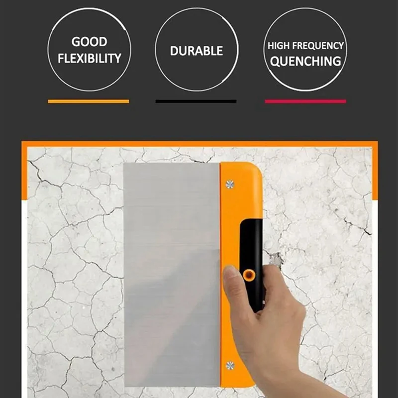 Stainless Steel Putty Knife/Spatula Paint Tool Plaster Shovel Filling Spatula Wallpaper Putty Scrapers 4