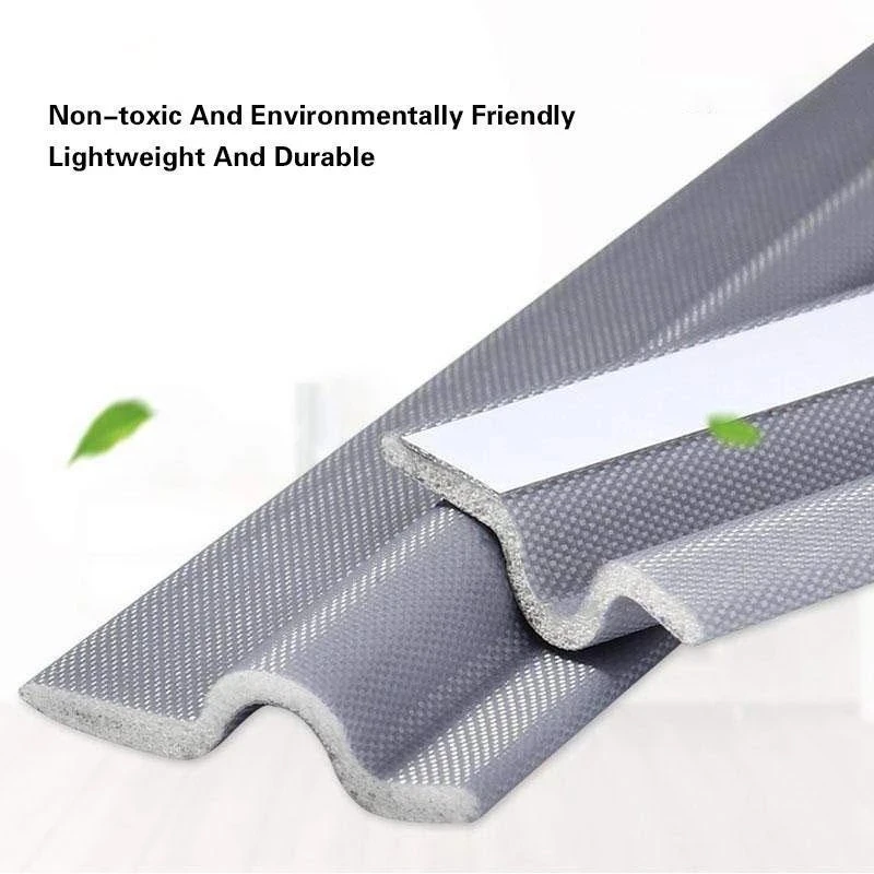 Door Seal Draft Stopper,Nbr Sealing Strip Self-Adhesive Window Sealing Strip Weather Soundproofing Sound Insulation Anti Air Leak Door Bottom Crack Gap Sticking Tape