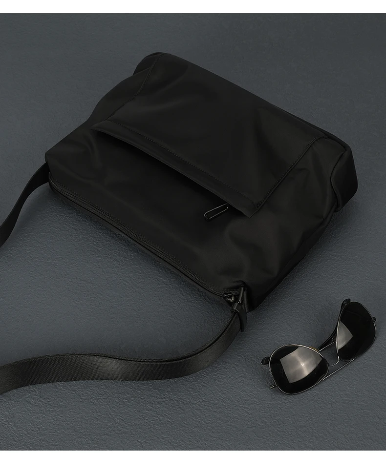 BJIAX Leichte Umhängetasche Herrentasche Diagonal Kleiner Rucksack Funktion Umhängetasche Herrenmode Umhängetasche Oxford Tasche – Detail 10