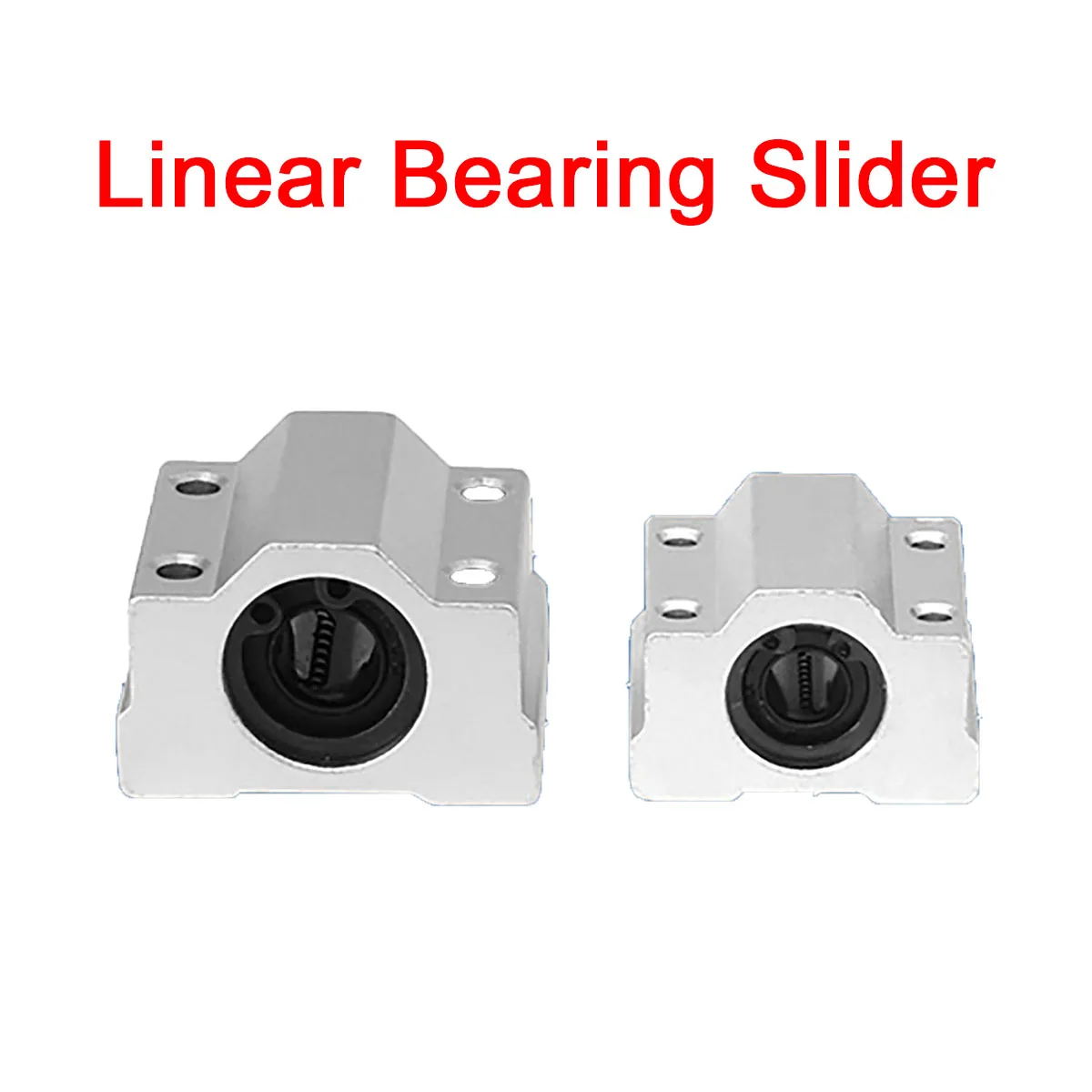 

1Pc Linear Bearing Slider Box Type Optical Shaft Guide Bearing Housing 3D Printer Accessories SCS6UU - SCS30UU Bearing Steel