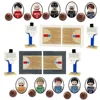 MOC Basketball Stand Set for basket-ball Court Educational Block Accessory DIY Building Block Brick Brickset Boys and girls Gift 1