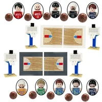 MOC Basketball Stand Set for basket-ball Court Educational Block Accessory DIY Building Block Brick Brickset Boys and girls Gift 1