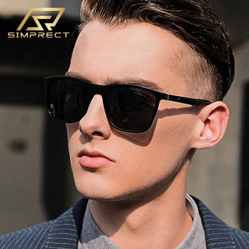 SIMPRECT Polarized Sunglasses For Men 2023 Luxury Brand Designer Square Sun  Glasses Fashion Vintage Retro UV400 Shades For Women - AliExpress
