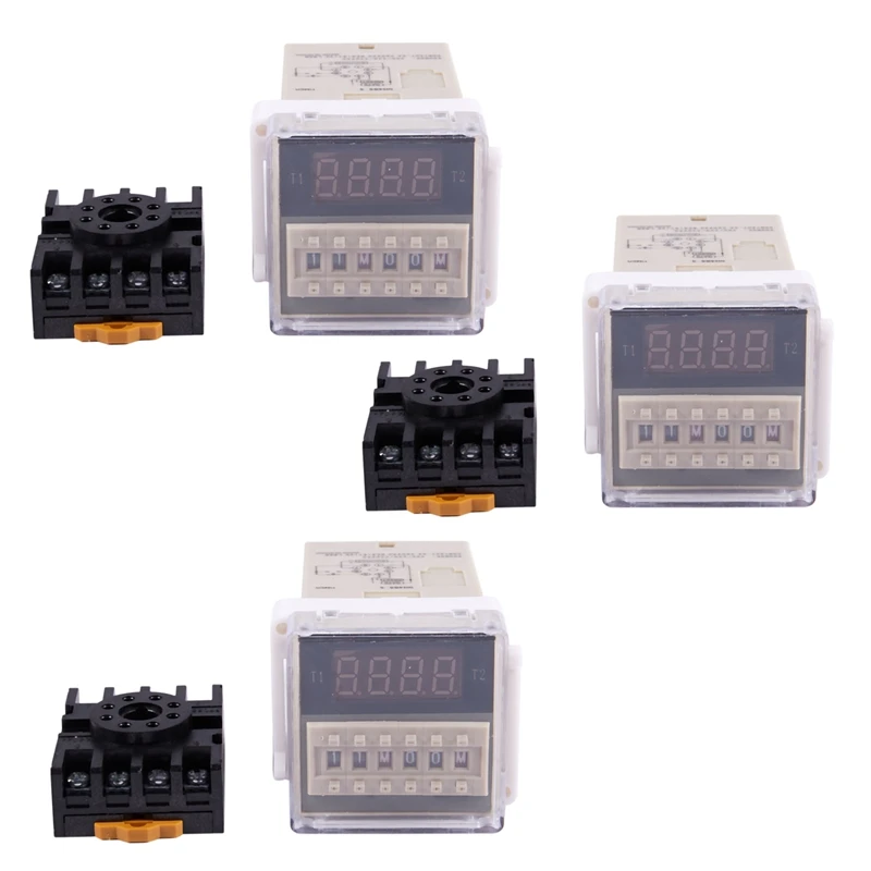 

NEW-3X AC 220V 5A программируемое релейное устройство с двойной задержкой