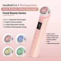 Prix de gros – Appareil de massage facial électrique portable USB-C rechargeable, étanche, à micro-courant LED pour le raffermissement de la peau et l'élimination des rides 2