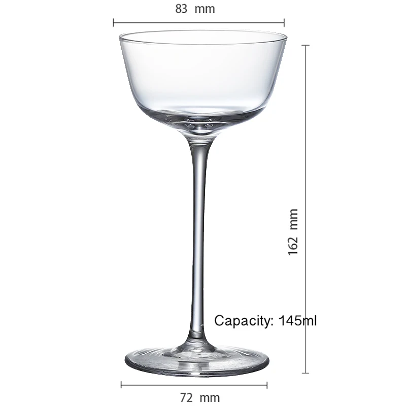 4PCS Goblet Cocktail Glasses Martini Glass Wine Glass Tasting Set Of 4