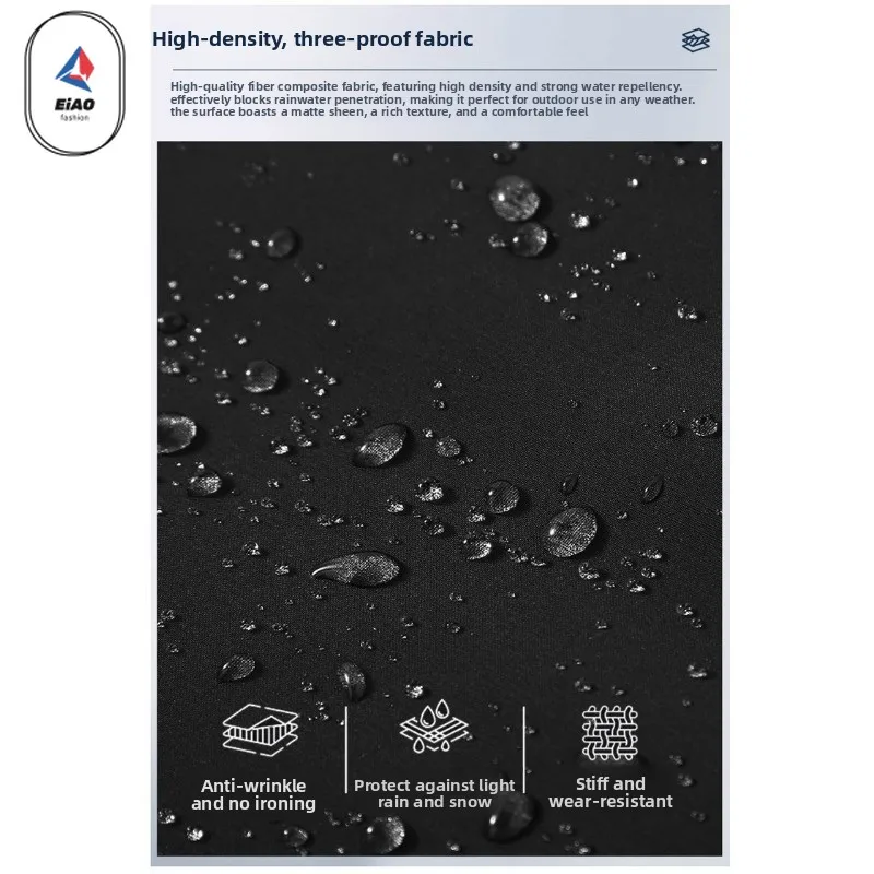 EIAO Outdoor Snow Duck Down Parka Men 2026 Winter New Fashion Thick Multi-Pocket Down Jacket Brand Camping Hunting Puffer Jacket