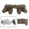 GPNVG 18 Night Vision Goggle With Battery Box Tactical Airsoft Helmet Mount Night Vision DUMMY Model Decorative Helmet Accessory 1