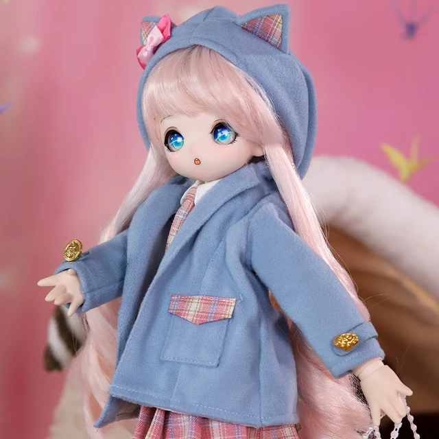 Yan DBS Doll 1/4 BJD Dream Fairy Match Girl Resin Anime Figure Carton Lala Ruru Egg ACGN SD Collection Toy 5