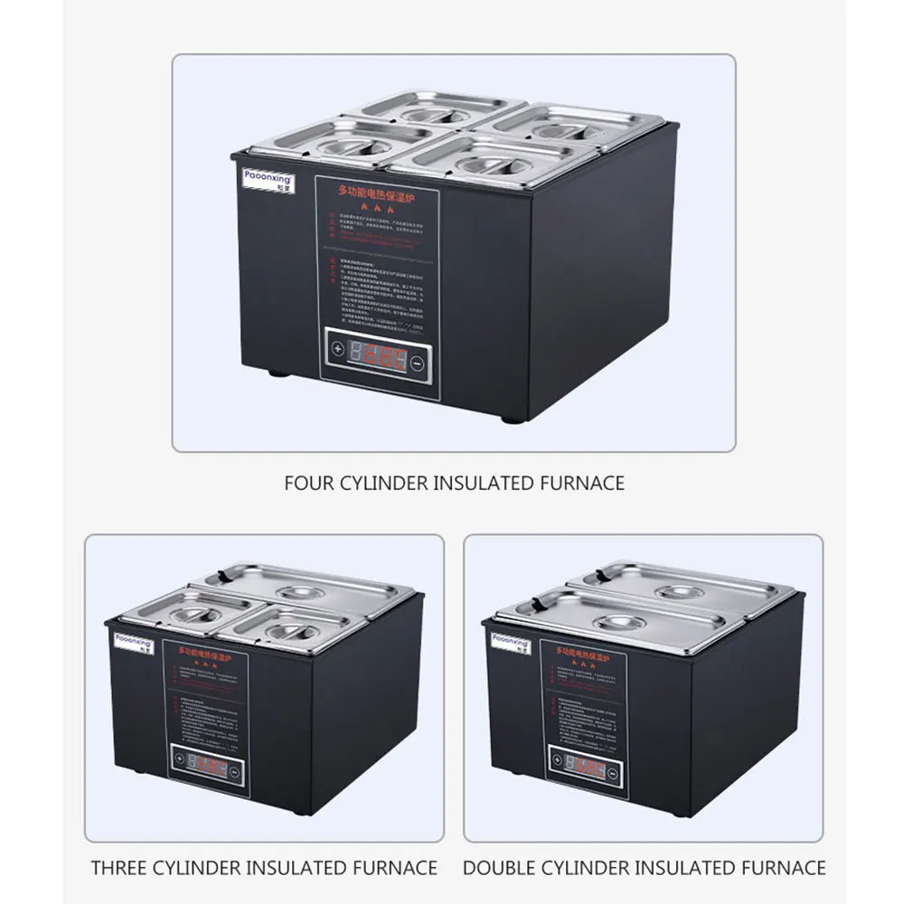 Commercial holding furnace milk tea equipment 304 stainless steel electric constant temperature heating furnace