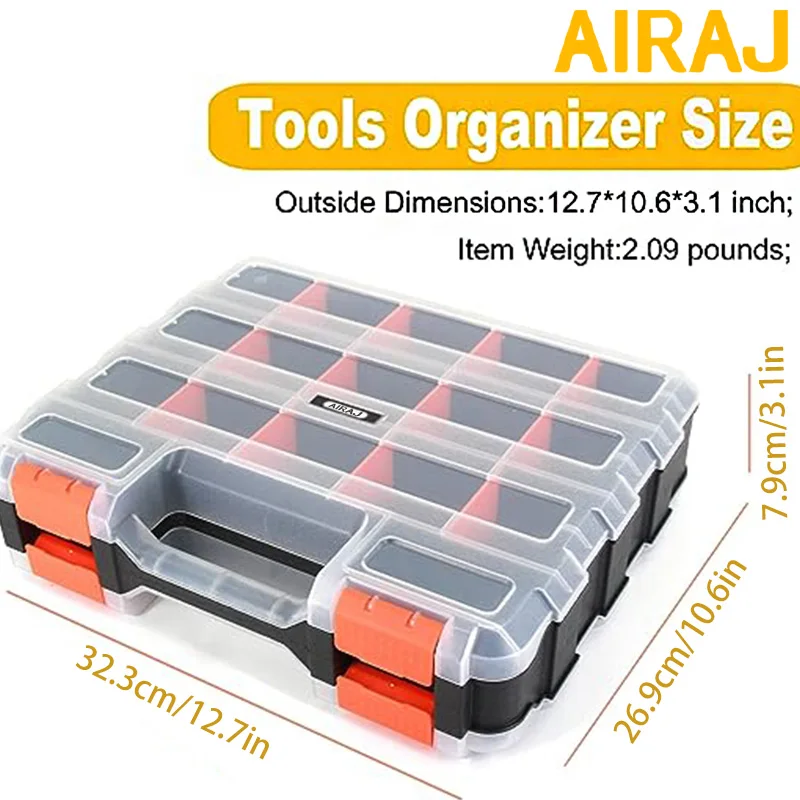 Tool Storage Box Screw Storage Diagonal Toolbox Parts and Accessories Storage Combination Parts Classification Shelf tool storage box