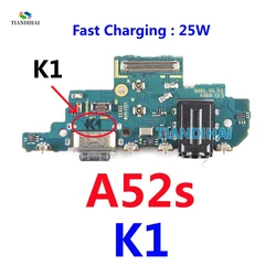 Universal USB Dock Connector Charging Port Flex Cable with Microphone (A52s K1)
