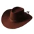 Vintage Western Cowboy Hat Solid Color Basin Hat Wide Brim Jazz Hat Outdoor Sun Protection for Hiking Camping Riding 9