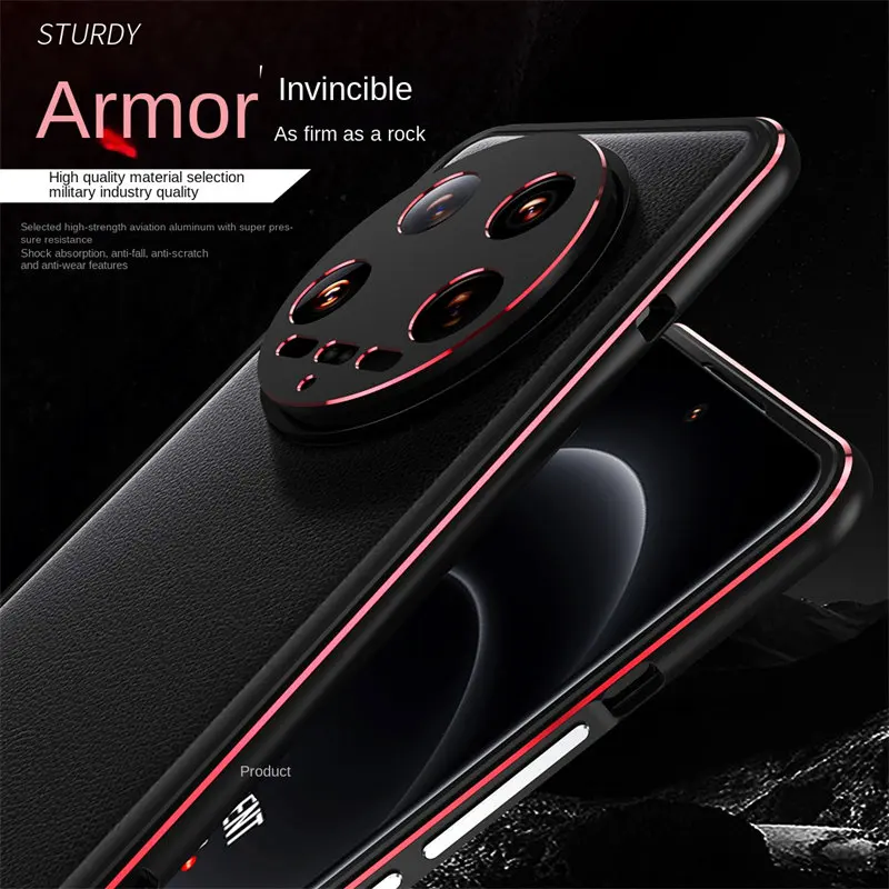 

Бампер для Xiaomi 14 Ultra 14, ультраметаллический чехол, бронированный Алюминиевый сплав, противоударный чехол с рамкой для Xiaomi Mi 14 Ultra, Xiaomi14Ultra