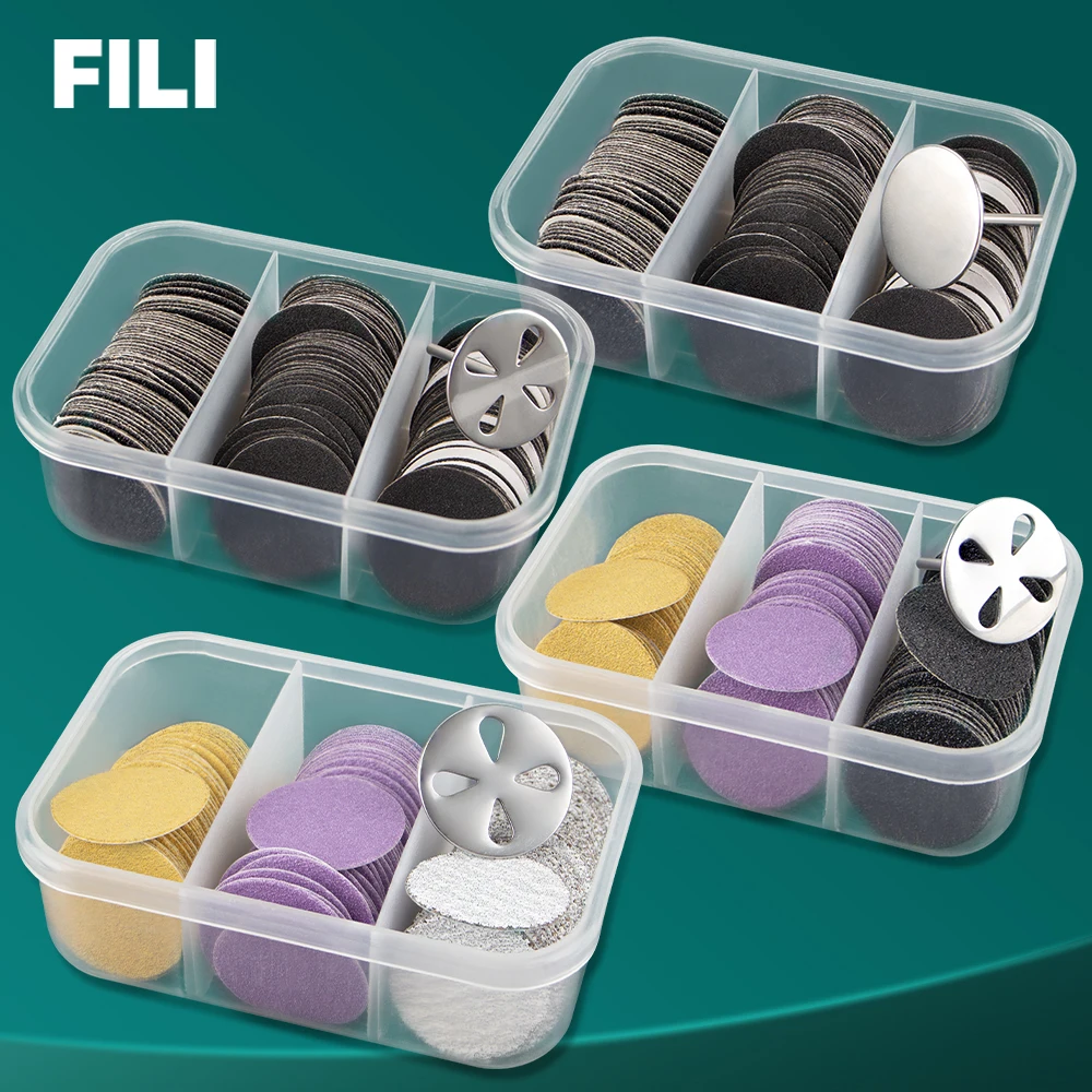 Foot File 25 MM Pedicure Disc with Replaceable Sanding Paper Set for Calluses Removal Electric Universal Dead Skin Cleaner Tool