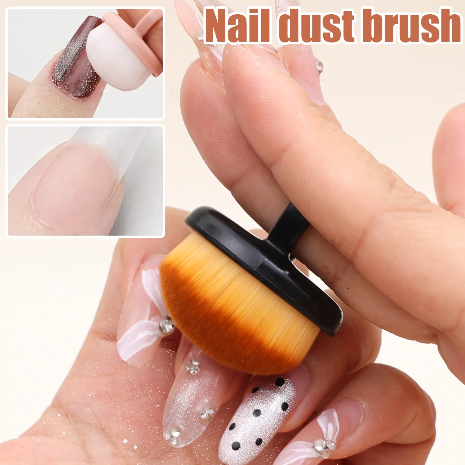 Ring-shaped Nail Cleaning Brush 10PCS Soft Plastic Manicure Pedicure Clean Accessories Tools Nail Art Brushes
