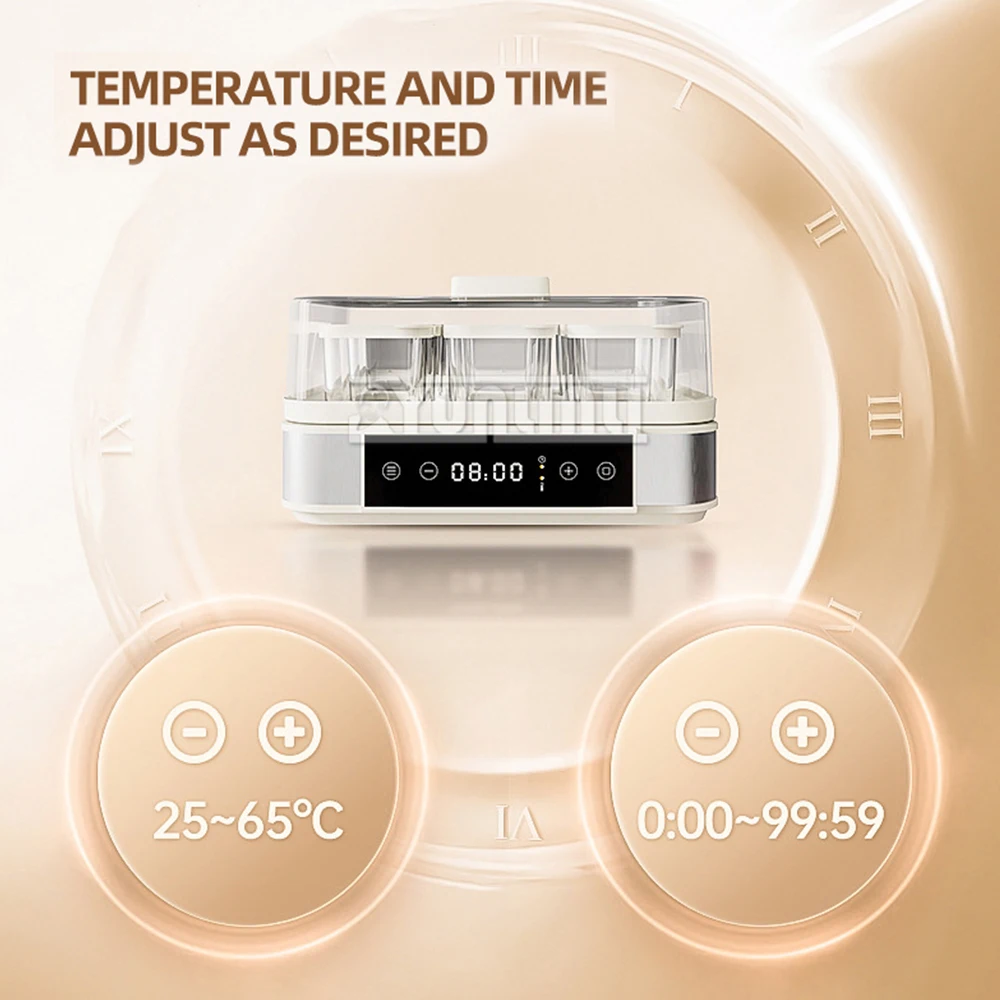 Household Yogurt Maker Cooker Fully Automatic Yogurt Machine Large Capacity Milk Fermentation Machine