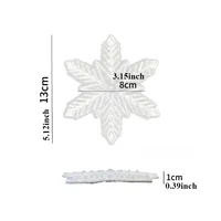 1pc Ski Board Anti Slip Sticker Outdoor Sports Widen Transparent Personal Stickers Thickening Wear Resistant Material Snowflake 2