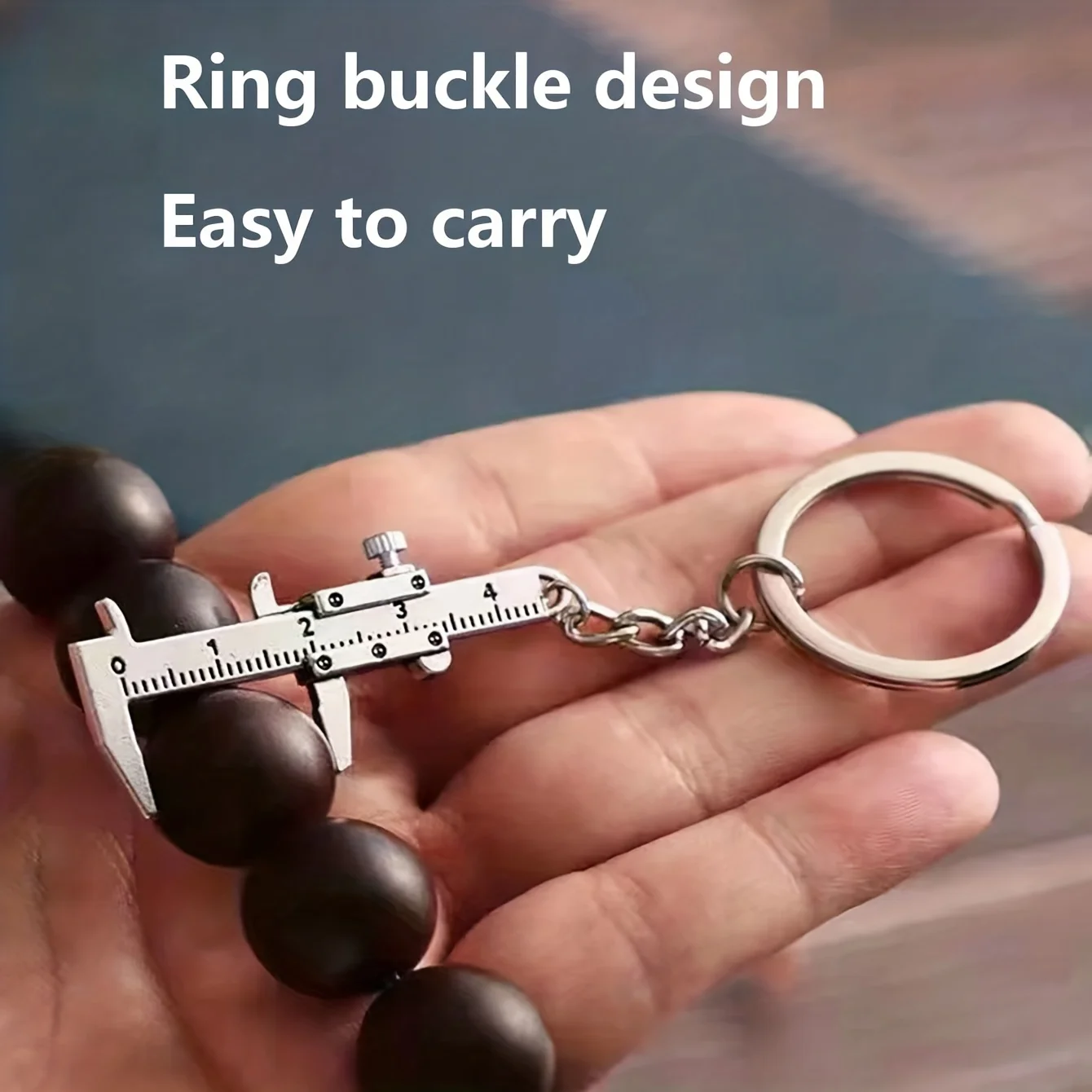 Mini Vernier Caliper Keychain