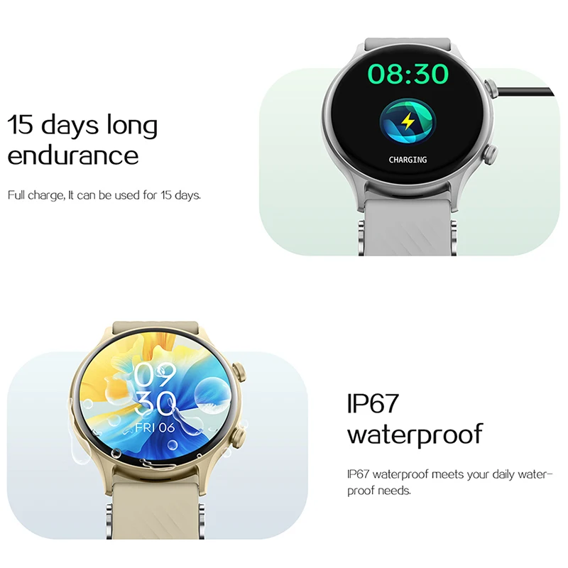 100+ Dial 123 Sport Modes Smart Watch Bluetooth Call AI Voice Assistant Game IP67 Waterproof Smartwatch Women Wearable Wristband 5