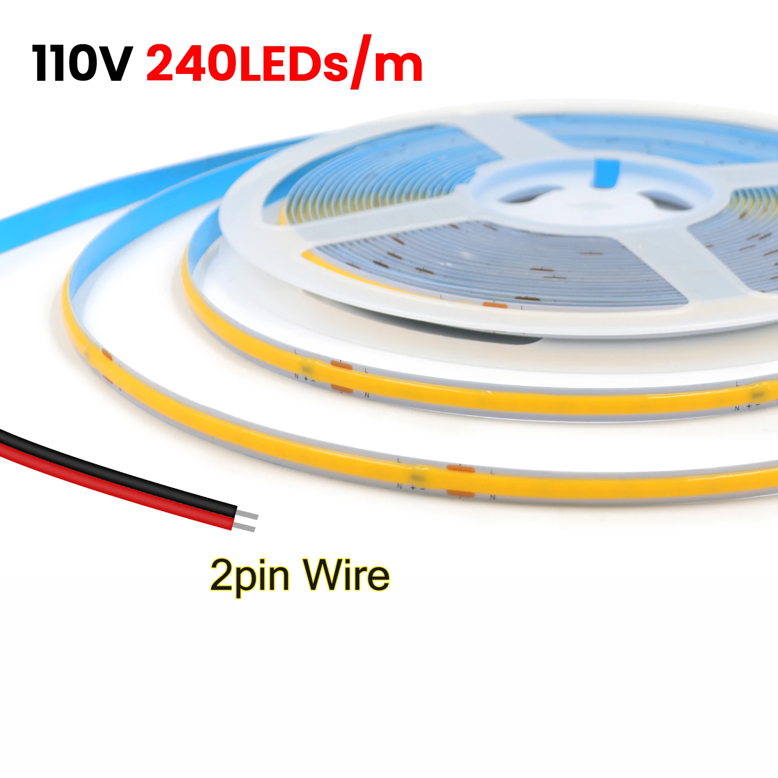 ตัวเลือกสินค้า LED Strip Light ยืดหยุ่น 3000K-6500K 240 LEDs/M สำหรับบ้านและออฟฟิศ
