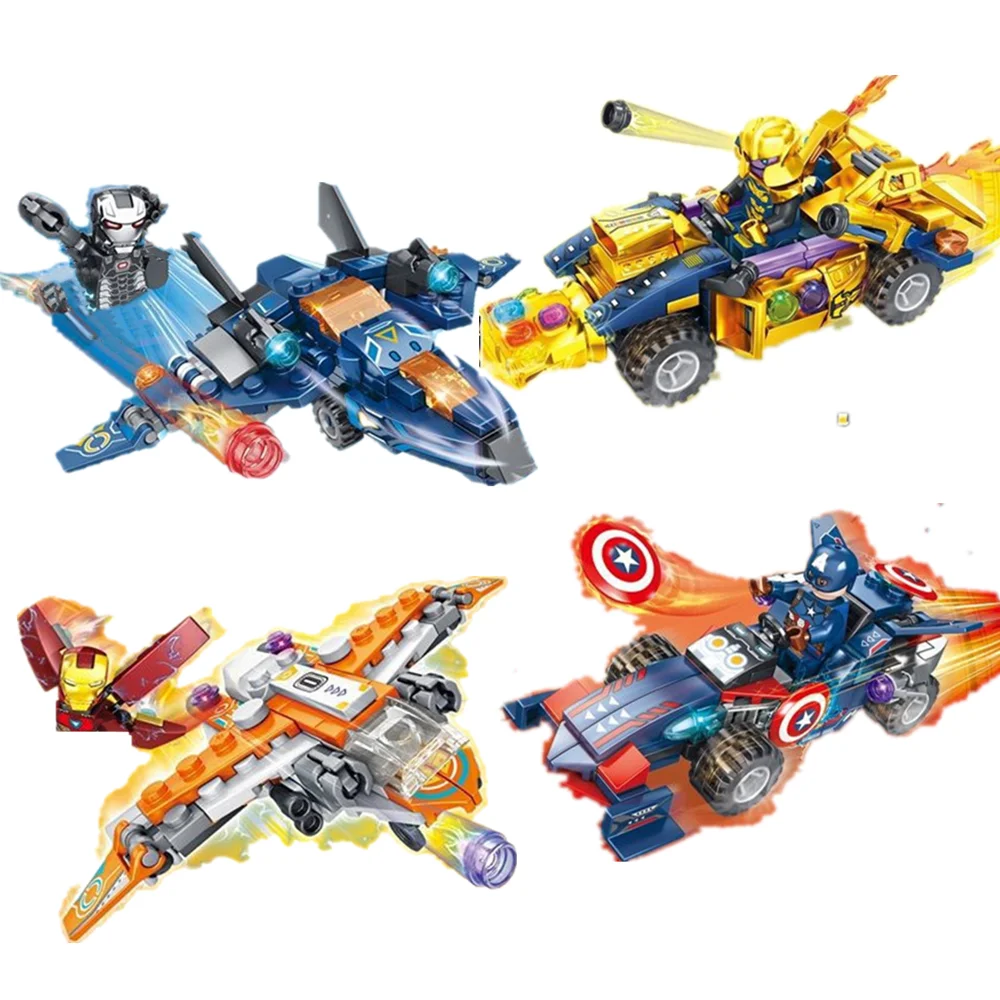 

Конструктор «супергерой Мстители», модель летательного аппарата, сборная модель оружия, фигурки, наборы строительных блоков, Классическая модель кирпича, игрушки