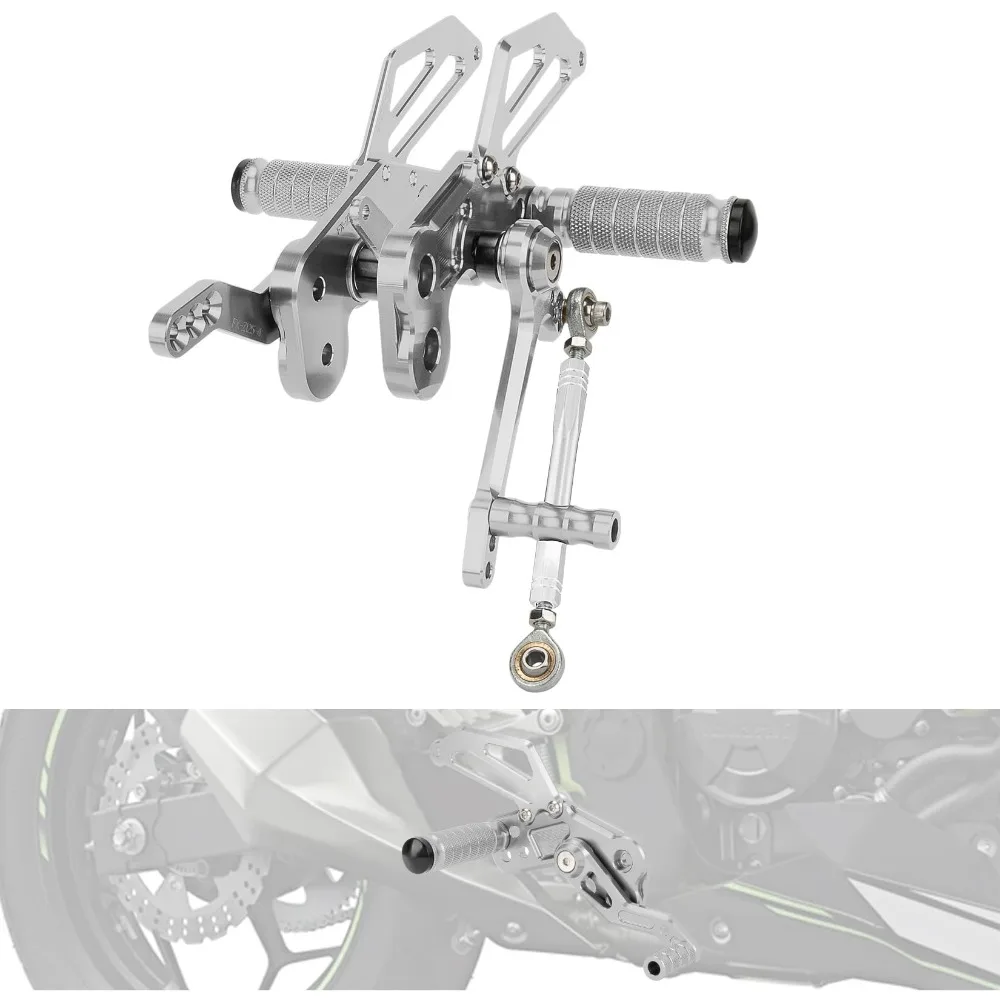 MotorcycleRearsetFootrestFootPegsCNCPedalsBackStepAdjustable4