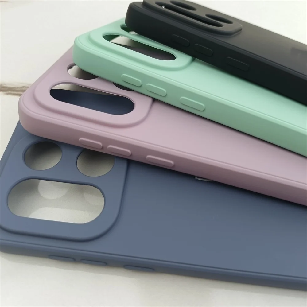 Luxury Silicone Ultra-Thin Matte Shockproof Case - Slim Soft Back Shell Anti-Drop Cover