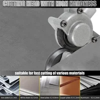 Handheld electric drill converted to sheet metal cutter Handheld electric drill converted  metal sheet cutting cutter 2
