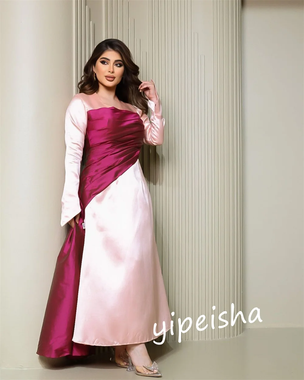 Рисунок 2 - Атласные плиссированные трапециевидные