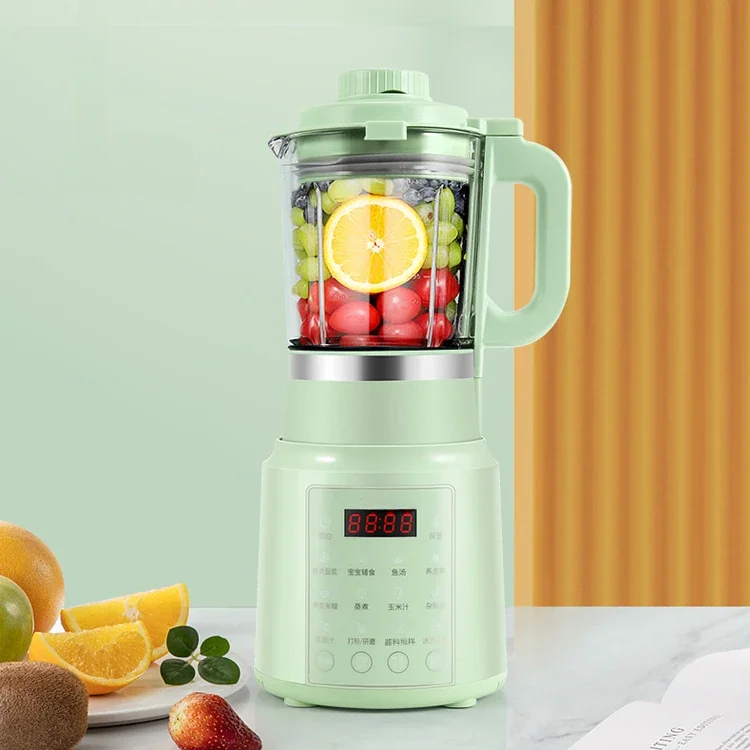 

110V Mini Soymilk Machine Household Wall-breaker Filter-free No-soak Bean Cooking Machine Processor for Food Blender Kitchen