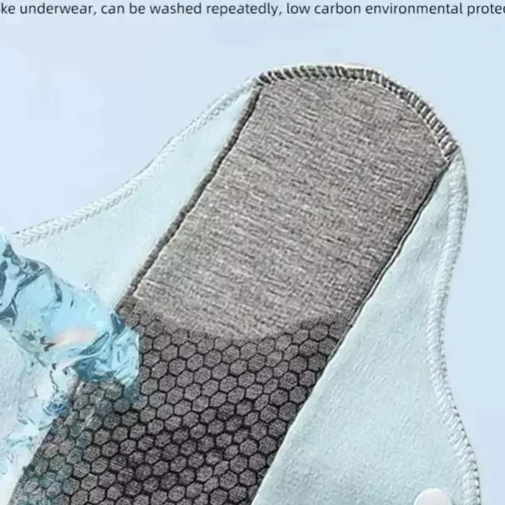 Reusable Adult Diaper Non-slip Soft Washable Panties Menstrual Cloth Sanitary Feminine Hygiene Pad Period Cotton Panty Liners