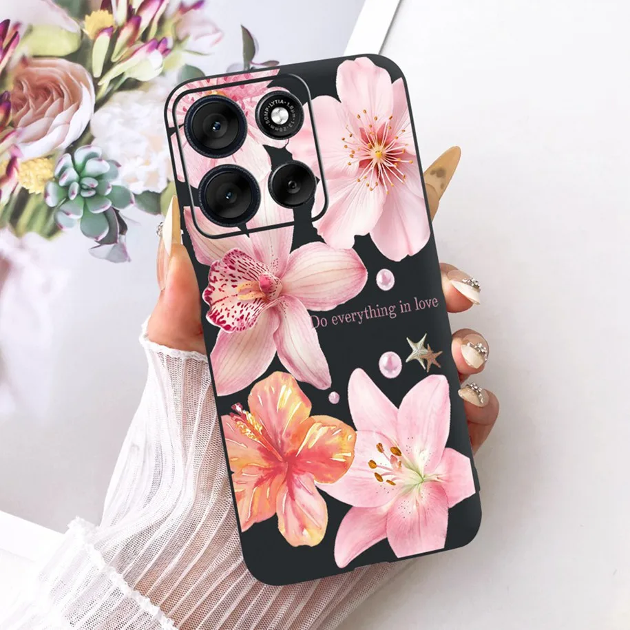 Stylish Bowknot Flower Soft Silicone Phone Case