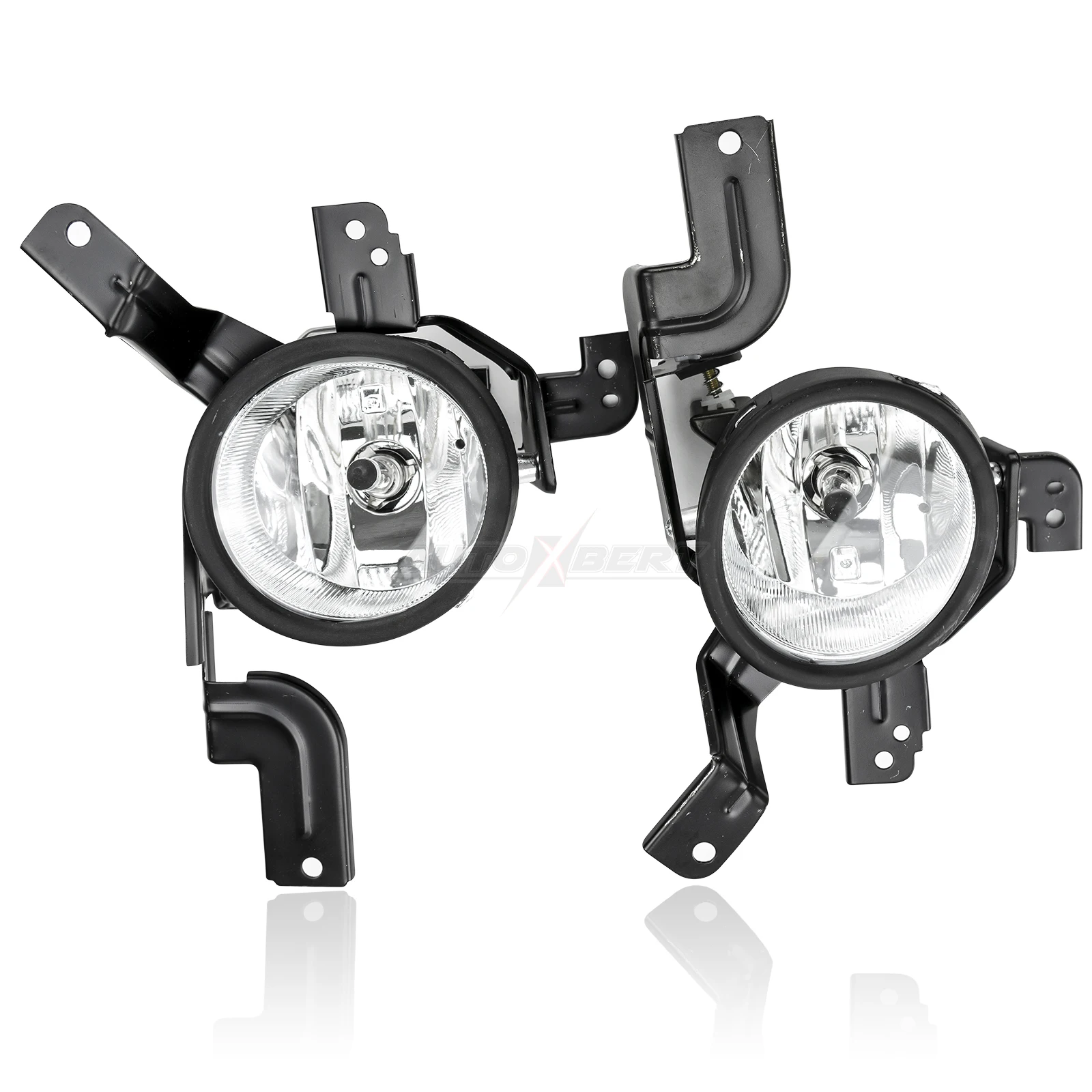 2Pcs 앞 범퍼 안개등 램프 어셈블리 55W 혼다 CR-V 2007 2008 2009 EX / EX-L/ LX 지우기 렌즈 전구 와이어 링 하네스