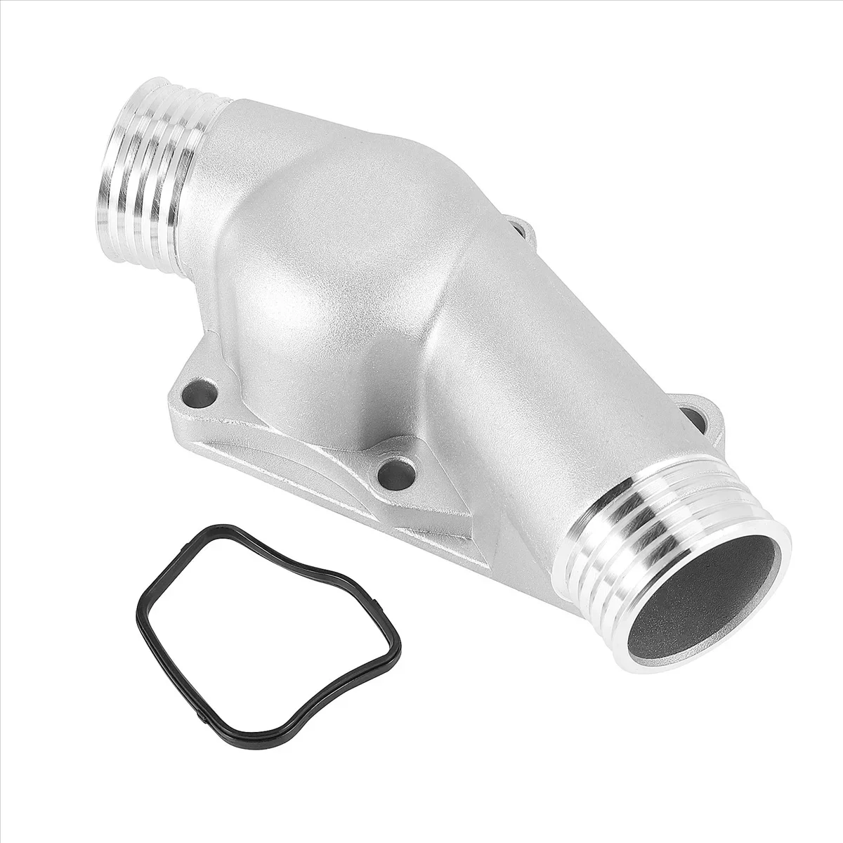 Engine Coolant Aluminum Thermostat Housing Cover With Gasket 11531722531 11531740437 for BMW M3 Z3 E34 E36 Polished BAP121178 engine gasket set engine gasket kit replacement gasket set car wire harness clip