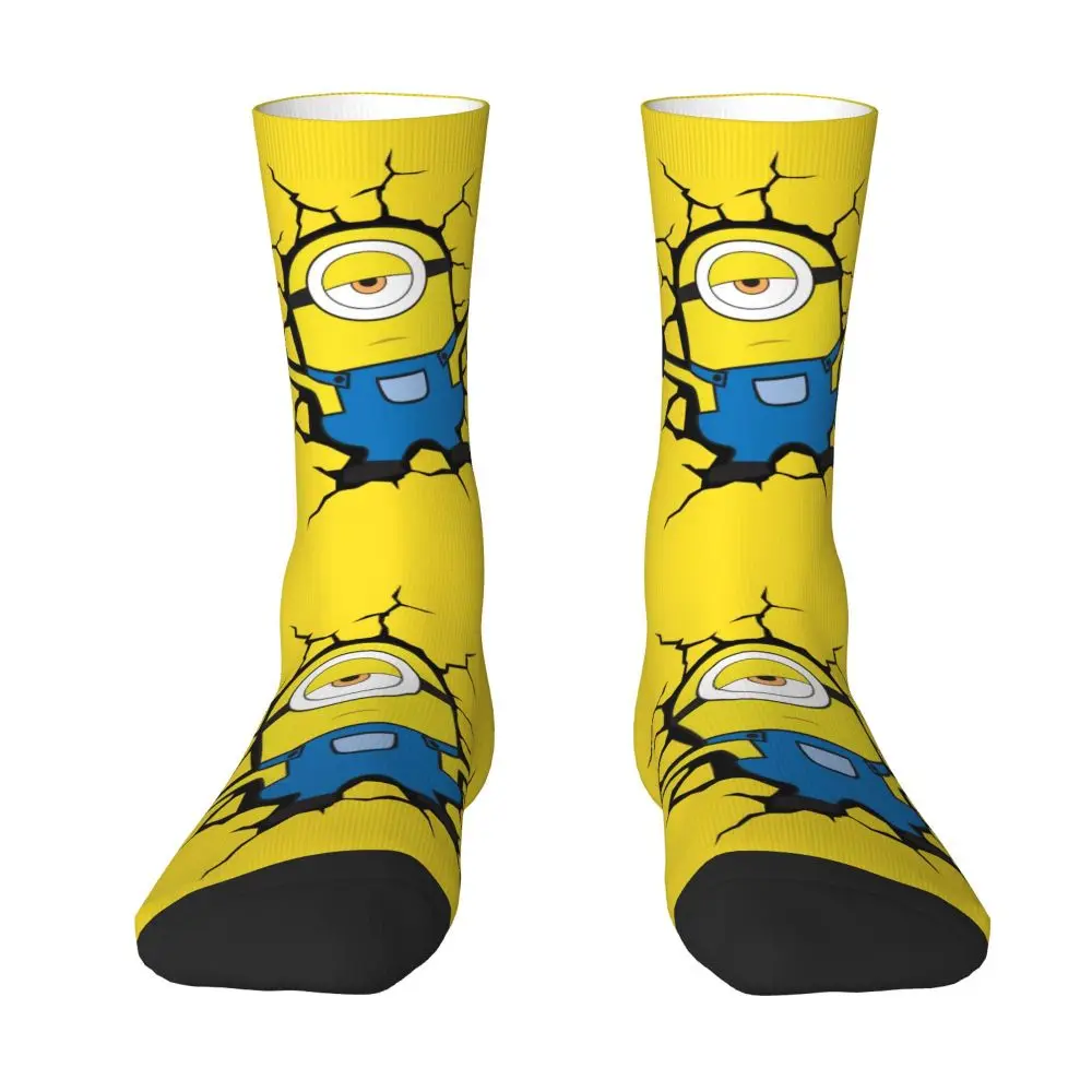 Custom Cool Print M- Minions Cartoon Socks for Women Men Stretchy Summer Autumn Winter M- Minions Bananas Crew Socks 111 S8cfefa58e0f043a5ab4f0363fdda55dcG