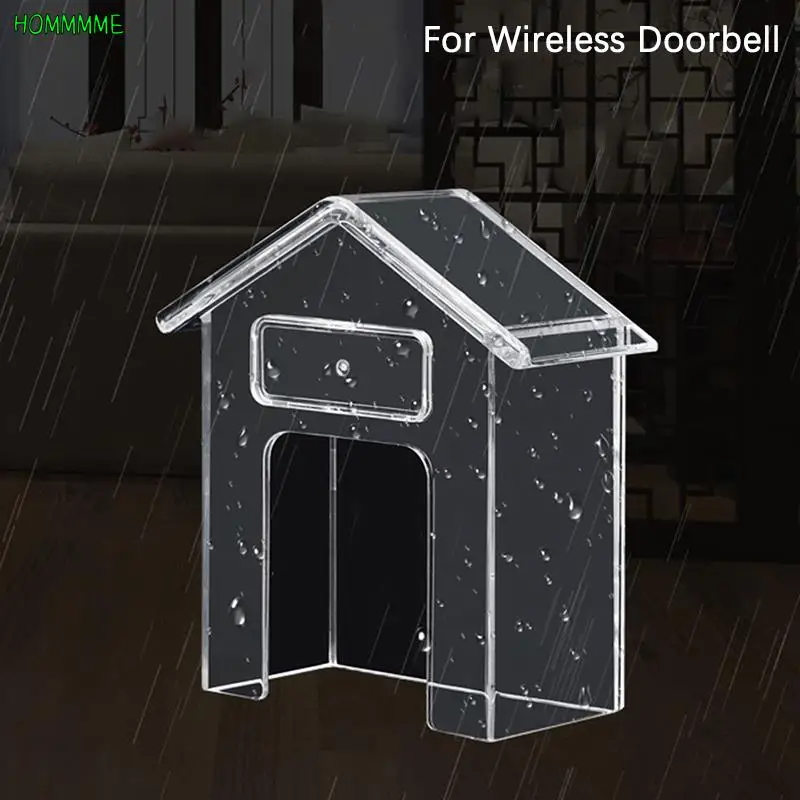 Waterproof Cover for Wireless Doorbell 1pc wireless doorbell cover