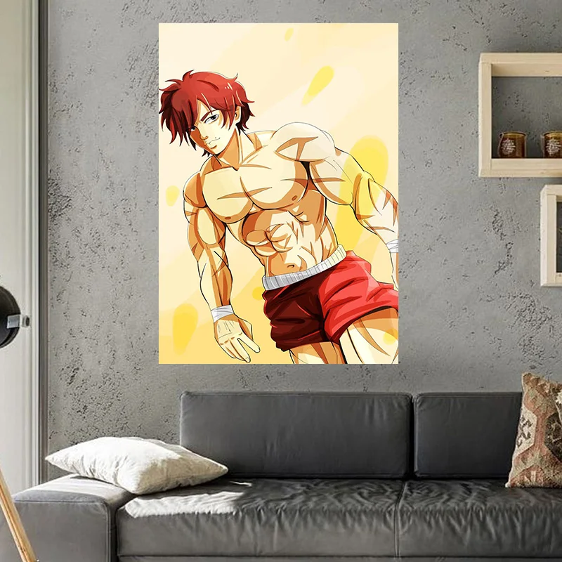  Baki Anime Poster Ogre Hanma Hanging Poster Canvas