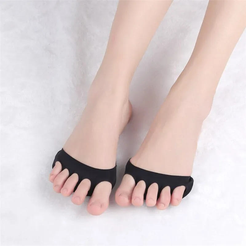 Five Toes Forefoot Pads for Women High Heels Half Insoles Silicone Honeycomb Forefoot Insoles Gel Insoles Breathable Shoe Cushion shoe insoles toe pads forefoot pads forefoot cushion