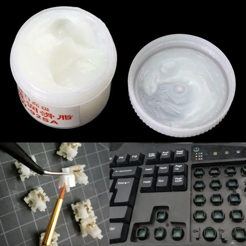 Grasa sintética blanca para fotocopiadora de impresora, película de plástico para teclado, cojinete, piezas, 3 SW-92SA