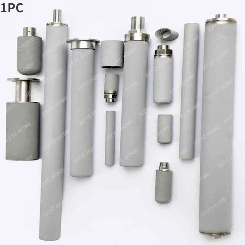 

1PC Titanium Rod Filter Element Carbonation Stone 316L Sintered Filter Element for Gas Oxygen Inlet Delivery Steam Filtration