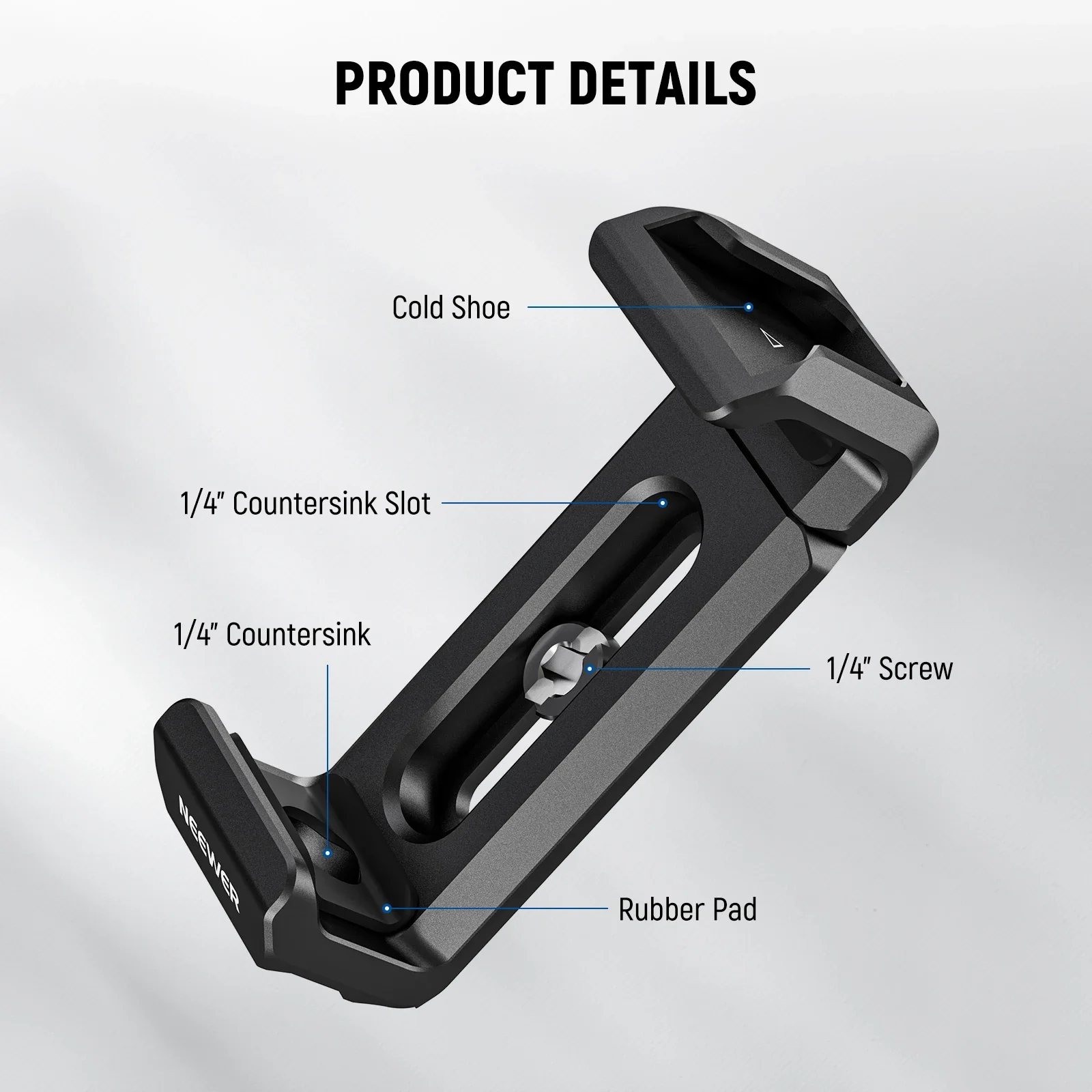 T5 T7 T9 SSD Holder Mount Bracket for iPhone 15 Pro Max Phone Cage PA023, 2.2"-3