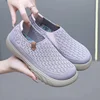 2024 New Shoes for Woman Vulcanize Shoes Autumn Round Toe Flats Mesh Breathable Ladies Fisherman Shoes Platform Casual Sneakers 1