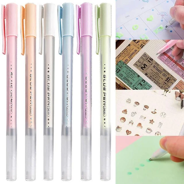  Seajan 24 Pcs Quick Dry Ball Point Glue Pens for Crafting Kids  Friendly Applying Glue Precise Apply Easy Control Glue Pens for Card Making  Crafting Scrapbooking DIY Drawing Papercraft School Supplies 