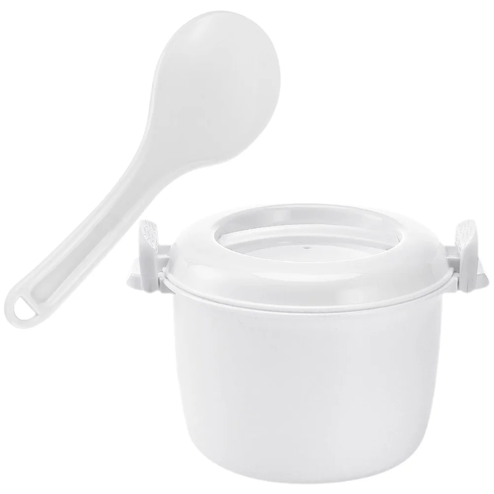 

Microwave Lunch Box Steamer Pot Portable Rice Cooker Heating Small Mini Plastic Microwavable Containers