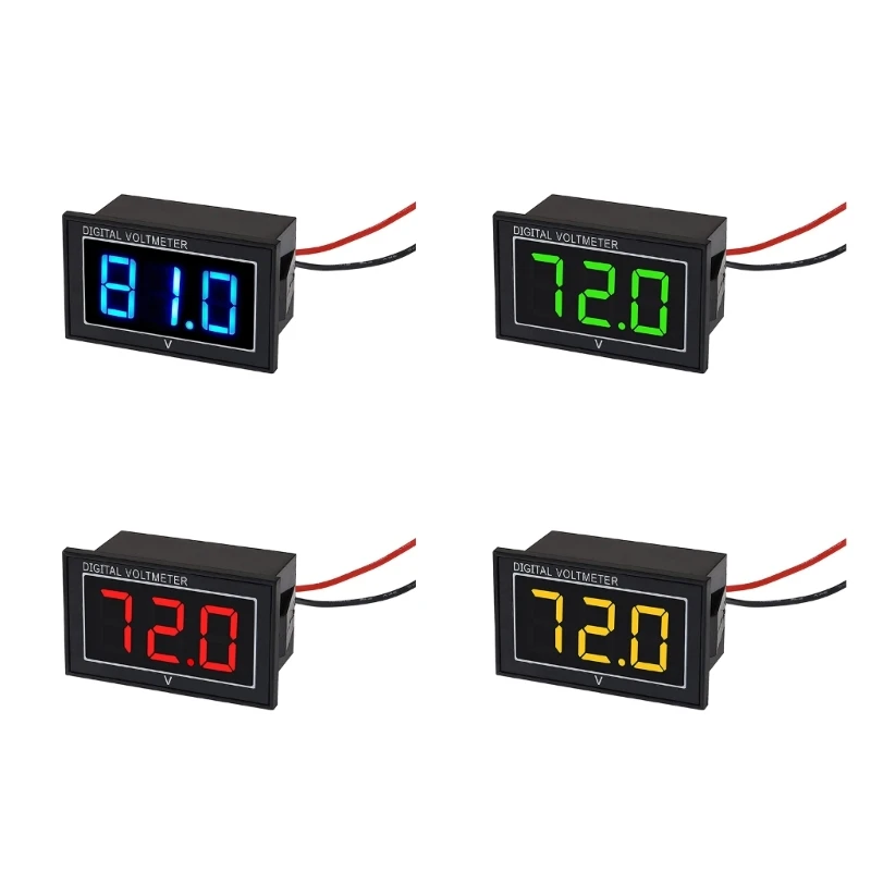 

Golf Cart LED Voltmeter Digital Voltage Meter Gauge Waterproof Monitor
