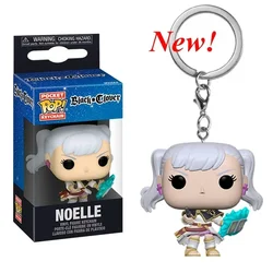 Newest Funko Vinyl Action Figure Keychain - Black Clover Characters Collectible Toy with Box (1)