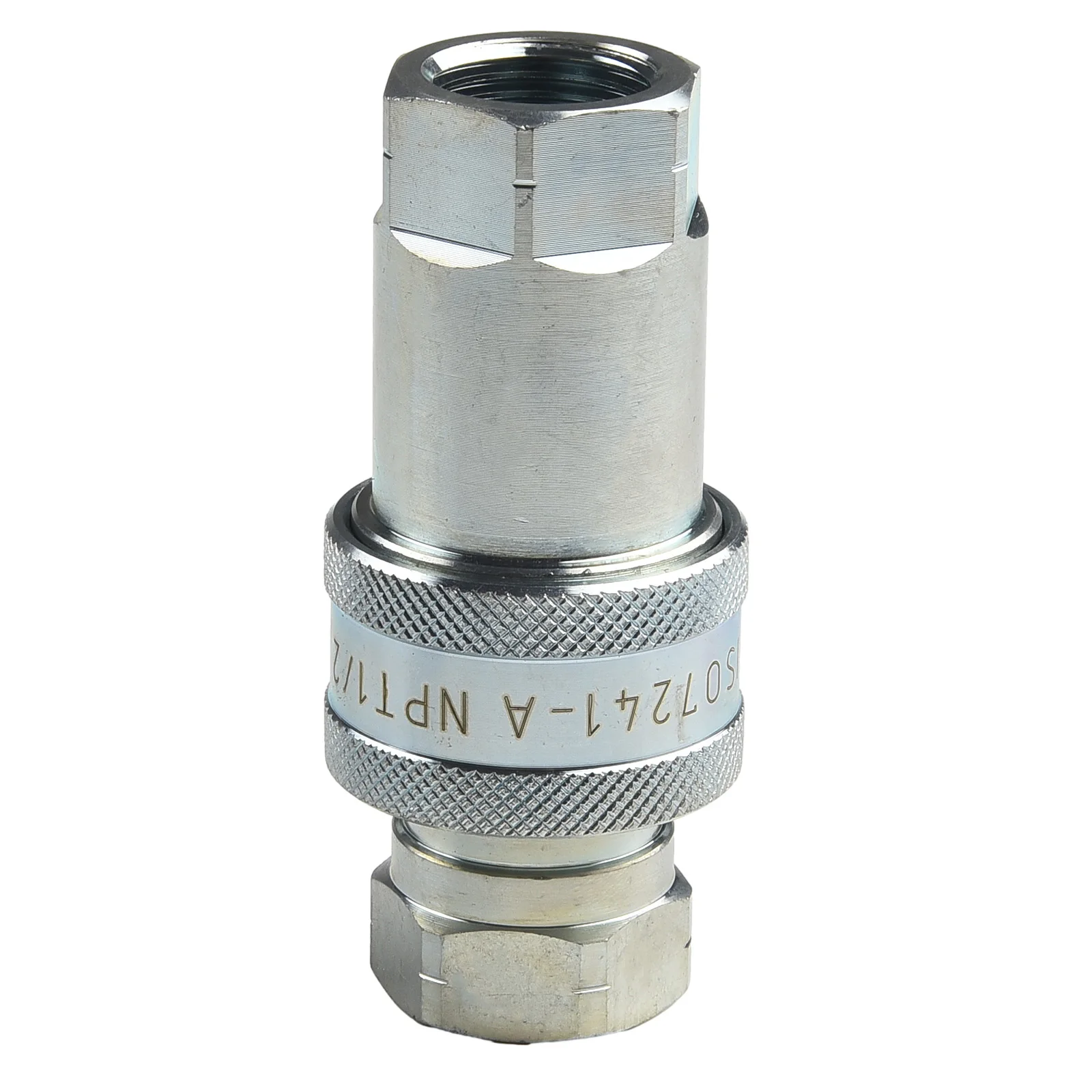 Kit Accoppiamento Idraulico Rapido NPT 3/8 - Con Tappo Antipolvere - Standard ISO7241-1A Per Attrezzature Industriali - Foto 6