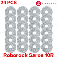 Roborock Saros Vacuum Accessories Kit - Main Brush, Side Brush, HEPA Filter, Mop Cloth, Dust Bag (24 Pcs)